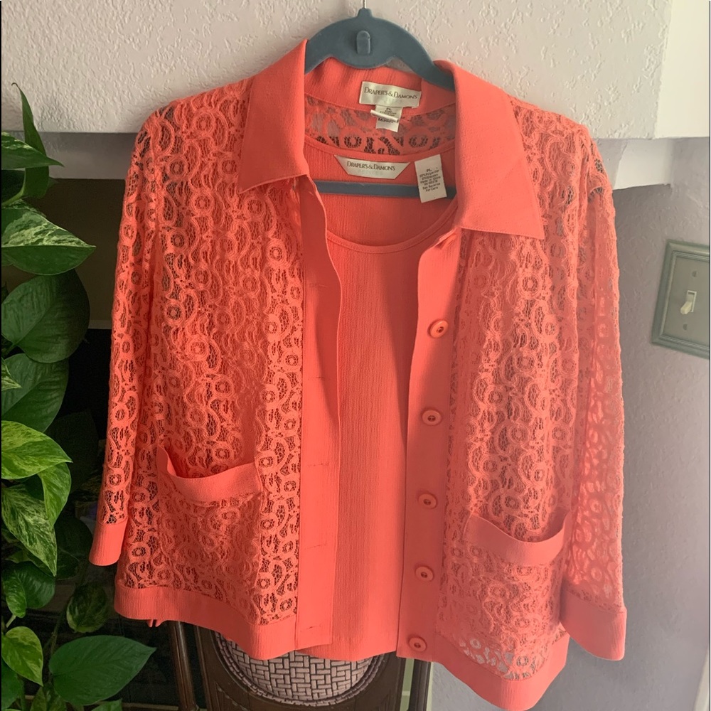 🍑 DRAPERS&DAMON’S Top/Jacket PL 🍑